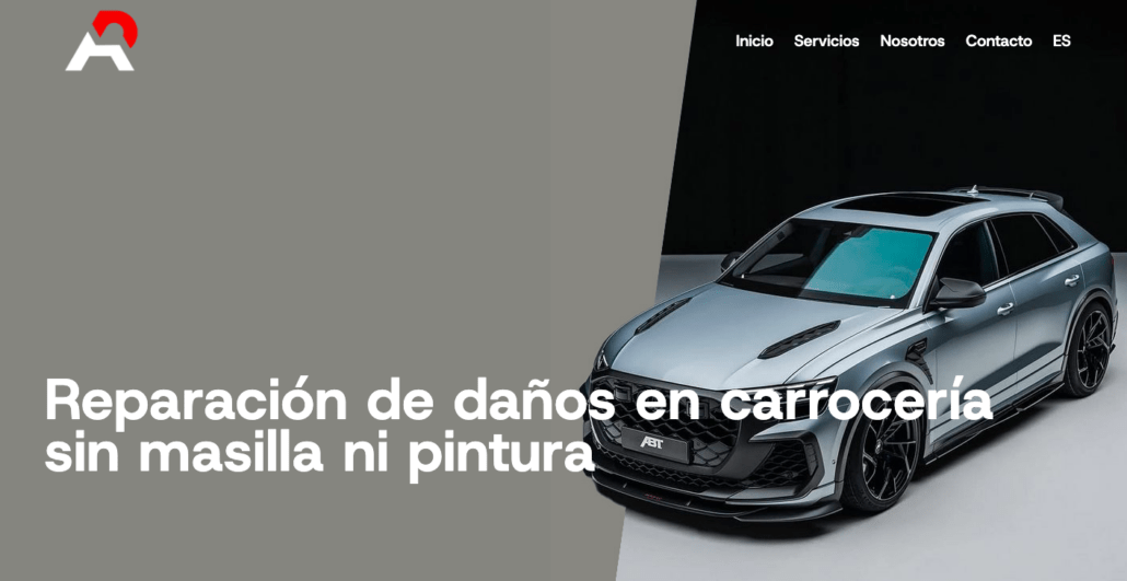 Disseny web per a empreses de reparació de vehicles Disseny web per a empreses de reparació de vehicles