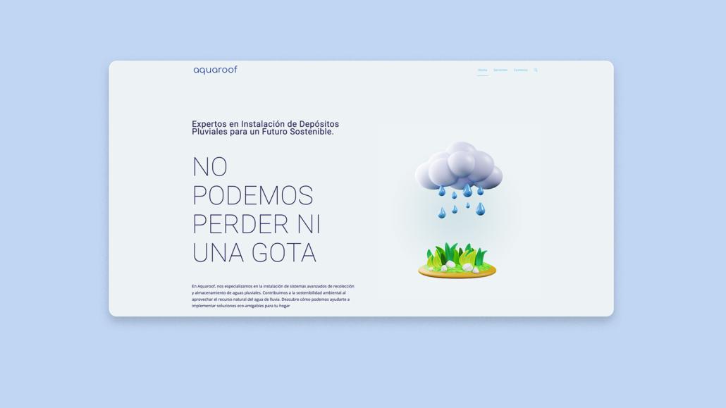 aquarrof Disseny web per a dipòsits d’aigües pluvials