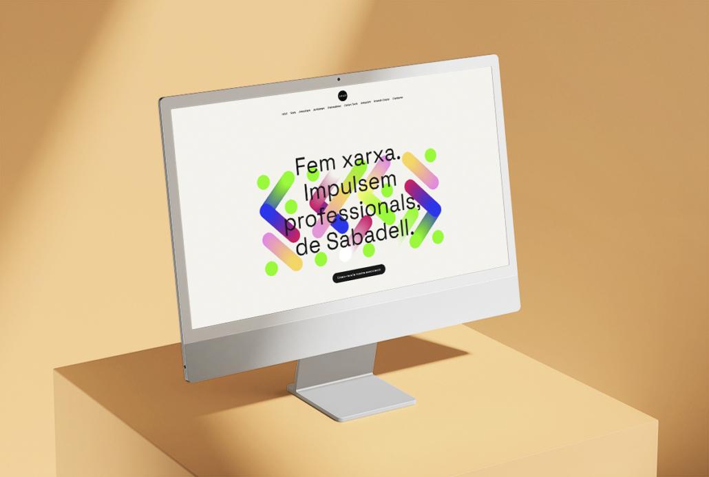 Pàgina web per a Xarxa Onion Ordinador mostrant pàgina web per a Xarxa Onion